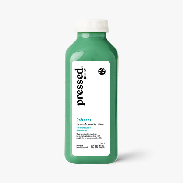 Lemon spirulina juice