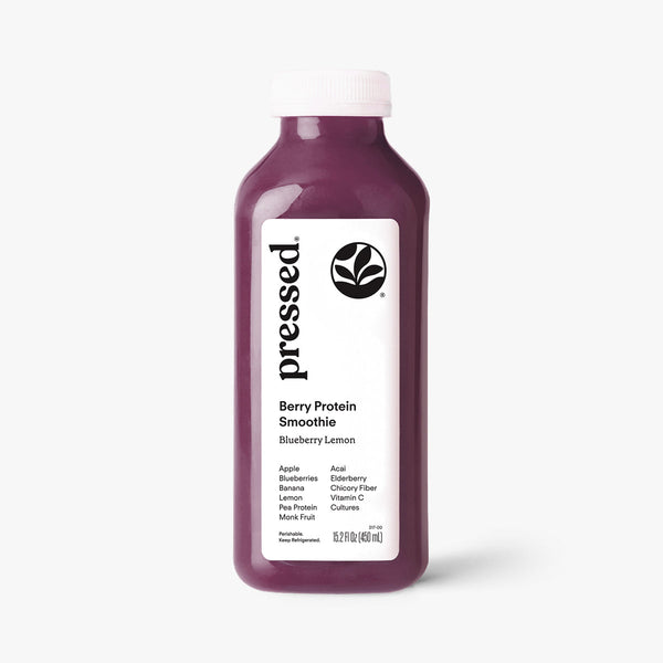 Lemon spirulina juice